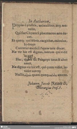 In Authorem