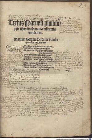 Textus Parvuli philosophiae moralis : summa diligentia emendatus Magistri Gregorii Brede[kop] de Konitz