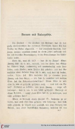 Normen und Naturgesetze