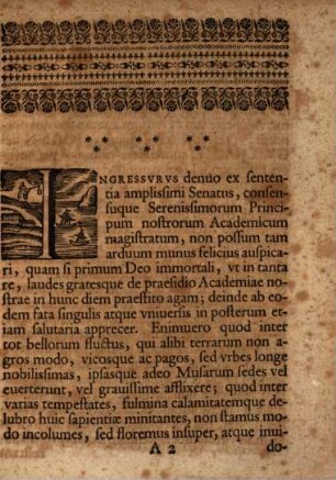 Io. Philippi Slevogtii De Libertate Academica Oratio : in Academia Ienensi, Qvvm Prorectoratvs Mvnvs Avspicaretvr, Habita. D. VI. Febr. MDCXC.