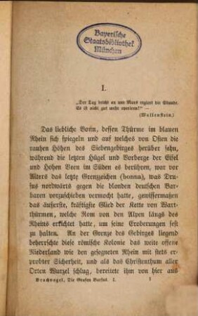 Die Grafen Barfus : historischer Roman, 1. Band