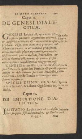 Caput 12. De Imitatione Dialectica