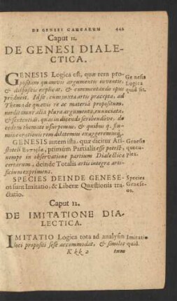 Caput 12. De Imitatione Dialectica