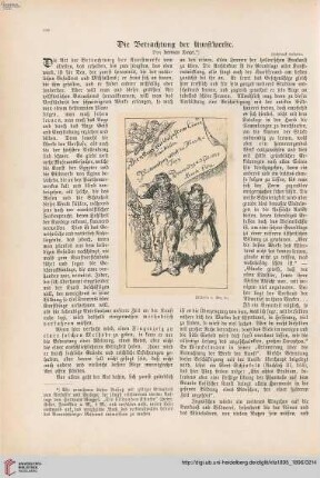 Die Betrachtung der Kunstwerke, [1]