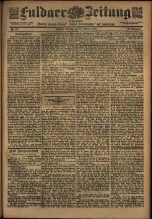 Ausgabe vom Montag, den 13. Oktober 1902.
