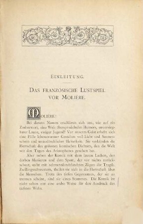 Molière : Sein Leben und seine Werke