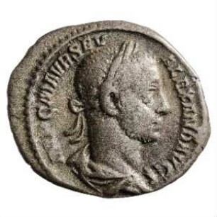 Münze, Denar, 226 n. Chr.