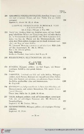 Saal VIII. (Nr. 234-273)