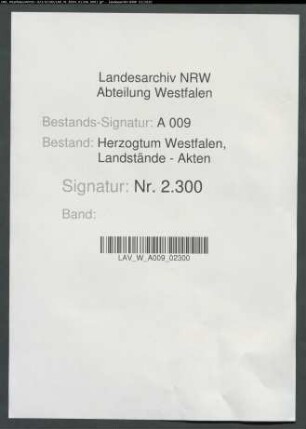 Belege (Nr. 195-382) zu der französischen Kriegskostenrechnung 1801/1802