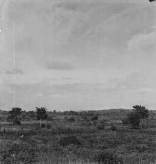 Kulturlandschaft : Blick über die Kulturlandschaft bei Jinja