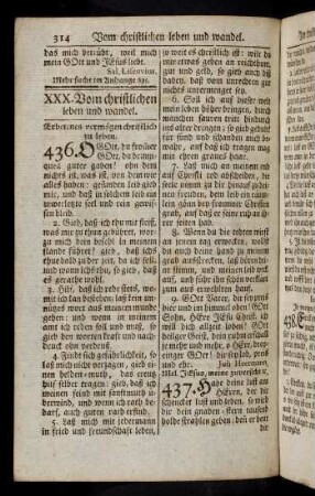 314-372, XXX. Vom Christlichen Leben und Wandel