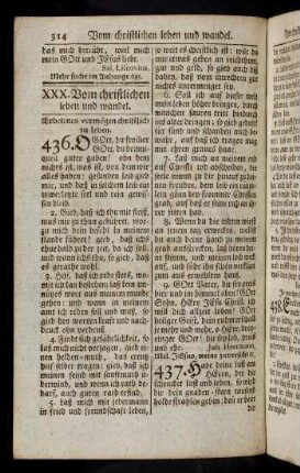 314-372, XXX. Vom Christlichen Leben und Wandel