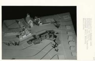 Stadthalle, Göttingen-Oststadt (Diplomarbeit bei Peter Poelzig): Modellfoto