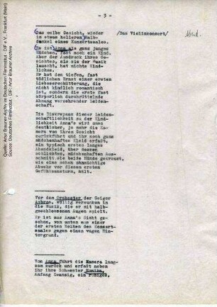 Drehbuch (Auszug)