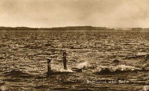 Kriegsmarine - Unterseeboot unter Wasser