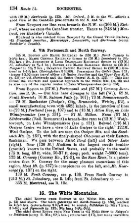 Viâ Portsmouth and North Conway