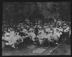 König Gustafs Geburtstag [wohl American Colony Hotel, Jerusalem]