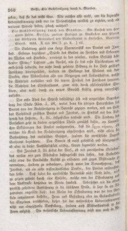 260- 262 "Die Rechtfertigung durch den Glauben : Ein Versuch" von Hermann Friedr. Geisse