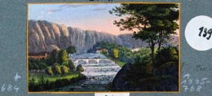 Der Plauensche Grund mit dem Wehr hinter der Buschmühle