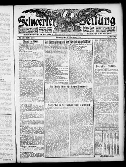 Schwerter Zeitung : Heimatblatt für die Stadt Schwerte und die Ämter Westhofen und Ergste : einzige in Schwerte gedruckte Zeitung