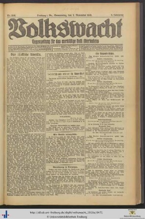 Nr. 256-279 (November 1916)