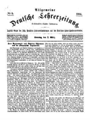 Herr Regierungs- und Schulrat Schumann und die pädagogische Tagespresse