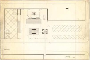 Schneider - Esleben, Paul; Düsseldorf, Kasernenstr. 39; Hauptverwaltung der Commerzbank, Erweiterung - Grundriss EG