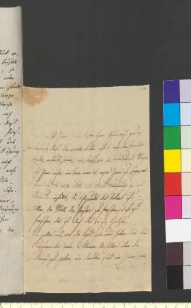 Brief von Niebecker, Luise Friederike von an Goethe, Johann Wolfgang von