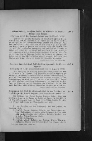 No. 2. Bekanntmachung, betreffend Zollfreiheit der sogenannten Korkfender-Apparate.