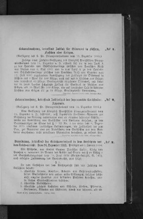 No. 2. Bekanntmachung, betreffend Zollfreiheit der sogenannten Korkfender-Apparate.