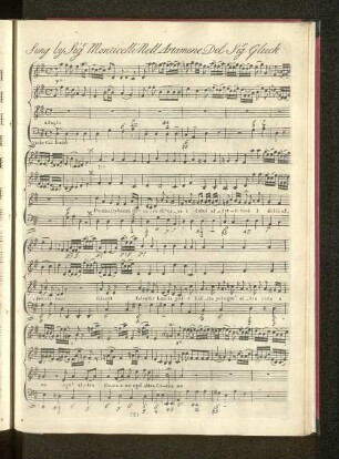 Sung by Sig.r Monticelli nell' Artamene
