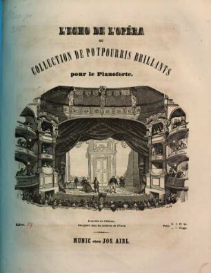 L' écho de l'opéra : ou collection de potpourris brillants sur des thèmes les plus favoris des nouveaux opéras ; arrangés pour le piano. 57, Der Waffenschmied