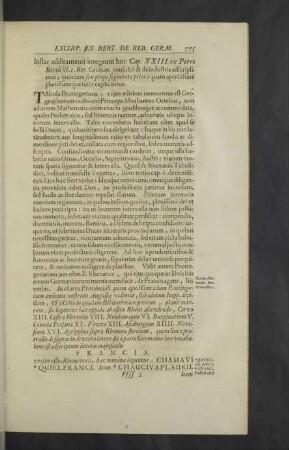 [Excerpta ex Petri Bertii De rerum Germanicarum]