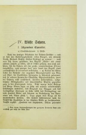 IV. Wüste Sahara