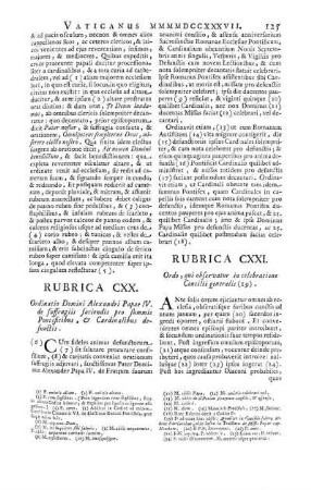 Rubrica CXXI. - Rubrica CXXX.