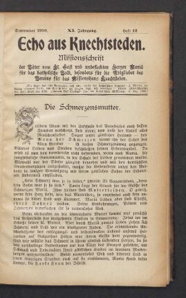 Heft 12. September 1910