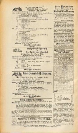 Unterfränkische Zeitung und Schweinfurter Anzeiger. 1885 = Jg. 18, [1]