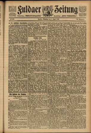 Ausgabe vom Dienstag, den 05. Juni 1906.