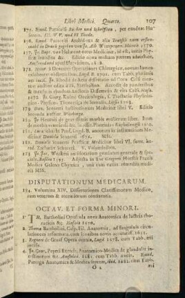 107-133, Octav. Et Forma Minori.