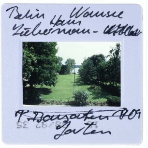 Berlin, Liebermann Villa : Garten