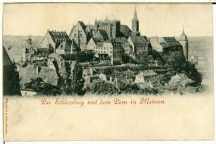 Meißen. Burgberg mit Dom