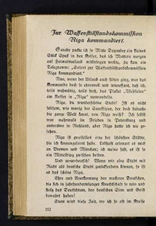 152-155 Zur Waffenstillstandskommission Riga kommandiert