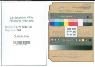 Entnazifizierung Max Greilich , geb. 16.10.1899 (Lehrer)