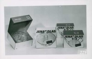 Verkaufs- und Geschenkverpackung Jenaer Glas von Hanns W. Brose