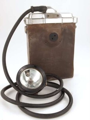 Grubenlampe (Elektrische Akkukopflampe)