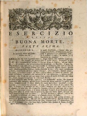 Opere Del Padre Carl'Ambrogio Cattaneo Della Compagnia Di Gesù, 2. L' Esercizio Della Buona Morte