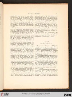 Chapter V: The Minor Antiquities
