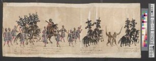 Bayerisches Turnier (eigentlich Maskenzug) gehalten 1662 im Turnierhaus zur Feier der Geburt des Kurprinzen Max Emanuel, Aufnahme 7 - BSB Cgm 2636(7