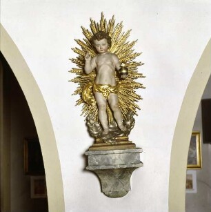 Christuskind als Salvator Mundi
