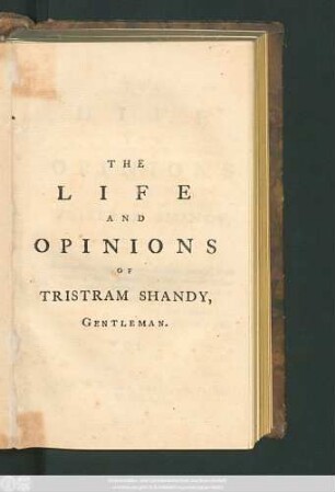 Vol. 4: The Life And Opinions Of Tristram Shandy, Gentleman